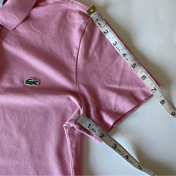 LACOSTE Girls Pink Piqué Polo Dress. Size 16. - Picture 10 of 12